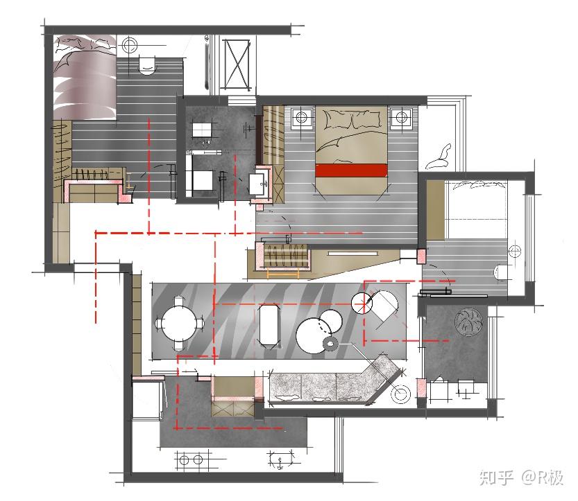 空间动线合理规划，家居舒适度百分百