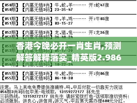 香港三期内必开一肖，驾驭数据潮流的秘密曝光！高级版95.330背后竟藏惊天玄机？