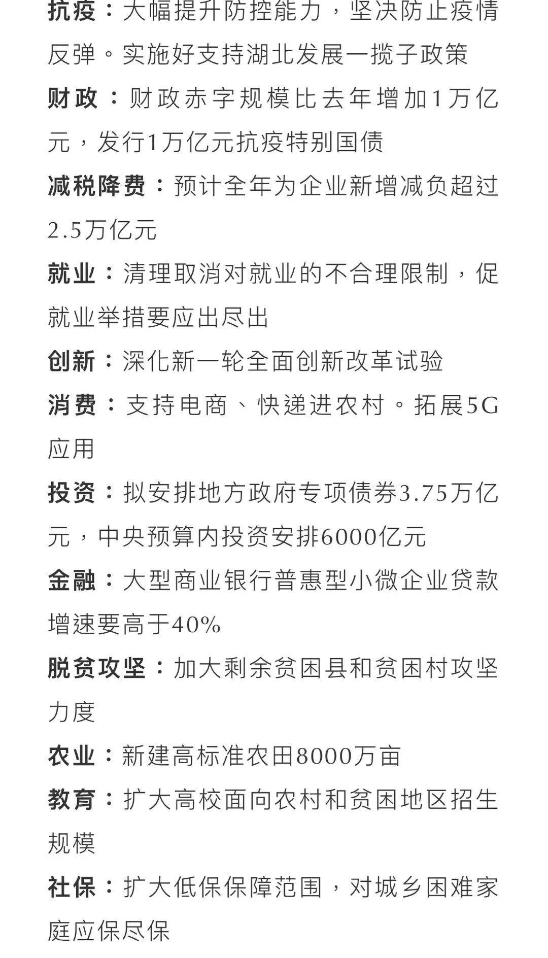 震撼！政府工作报告800字极简版，这些重磅信息你绝对不能错过！